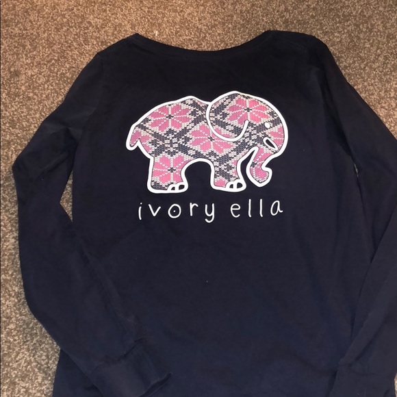navy blue ivory ella long sleeve!! - Picture 3 of 3